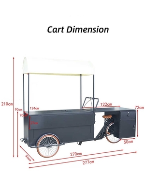 Maximieren Sie das Potenzial Ihres Lebensmittelgeschäfts mit unserem 200 kg schweren Lebensmittel-Tricycle