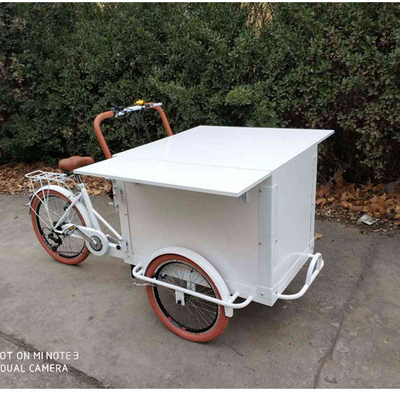 Wasser-Rohstoff Ein-Stopp-Kaffeelieferung Dreirad 220V/110V Spannung Mobile Food Bike