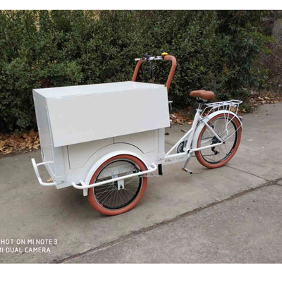 Wasser-Rohstoff Ein-Stopp-Kaffeelieferung Dreirad 220V/110V Spannung Mobile Food Bike