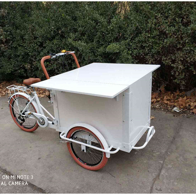 Wasser-Rohstoff Ein-Stopp-Kaffeelieferung Dreirad 220V/110V Spannung Mobile Food Bike