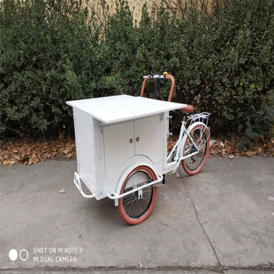 Hochproduktivität angepasster Dreirad Kaffee Food Bike für die Produktion von Lebensmittelgetränken