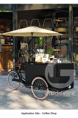 Früchte Rohstoff Kaffee Dreirad Eiscreme Lebensmittelwagen mit CE Mobile Pfannkuchen Food Truck