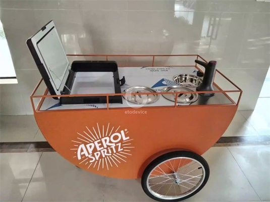 200*90*230cm kleine Hot Dog-Verkaufswagen perfekt zum Verkauf von Snacks an Strandständen