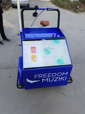 220V/380V Mobile Street Food Bike Verkaufswagen Dreirad für einfache Bedienung und Einrichtung