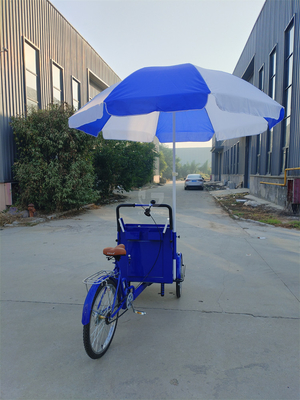 70 kg Ladekapazität Elektro-Pedal-Drei-Rad-Fahrradkarren mit kundenspezifischem Service