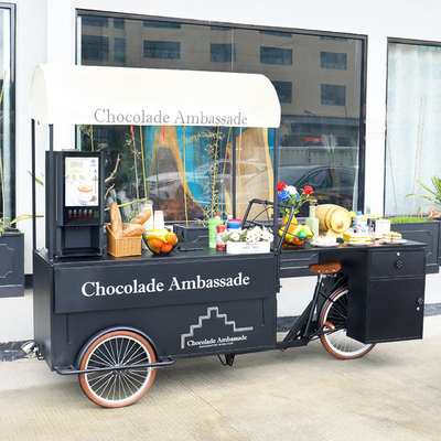 Handschubbetrieb Die Kunst des Entwurfs eines motorisierten Dreirad-Food-Carts