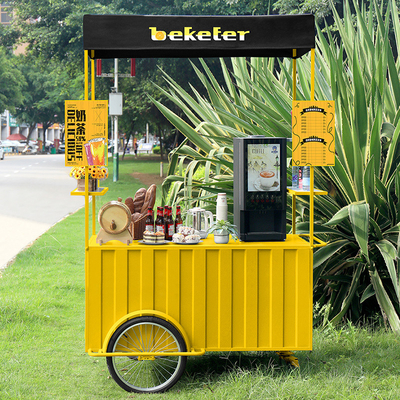 Markt Mobile Eiscreme Straßenwagen mit Wassersystem Anpassung und Spannung