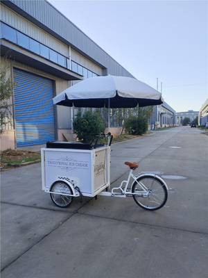 Mehrfunktionales Kaffeetrailer-Fahrrad für intime Umgebungen