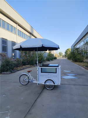 Mehrfunktionales Kaffeetrailer-Fahrrad für intime Umgebungen