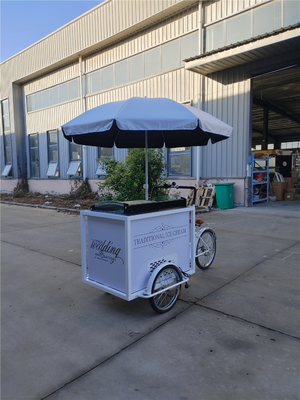 Mehrfunktionales Kaffeetrailer-Fahrrad für intime Umgebungen