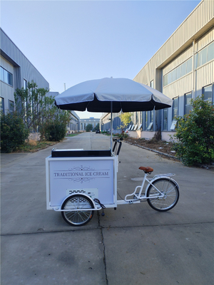 Mehrfunktionales Kaffeetrailer-Fahrrad für intime Umgebungen