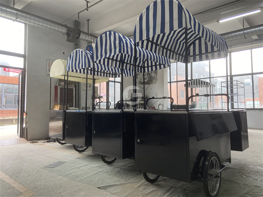 110*70cm mobiler Hot Dog-Food-Wagen mit Innenausrüstung und nach Ihren Wünschen