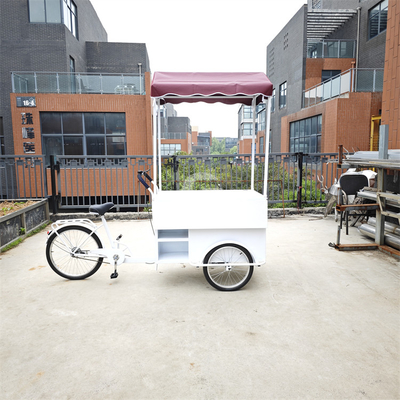 Design Eiscreme und Pfannkuchen Lebensmittel Fahrrad Fracht Fahrrad ideal für die Produktion von Tiefkühlkost