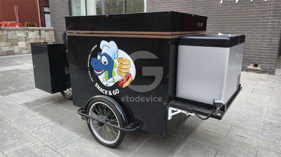 Multifunktionelles Frühstück Elektro-Dreifahrrad-Essenwagen Fahrradwagen