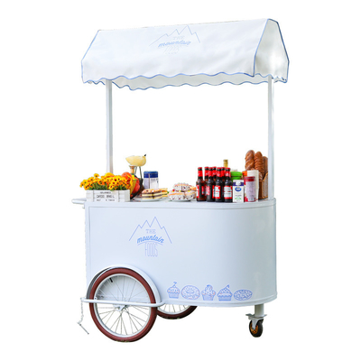 Eiscreme-Push-Wagen-Cargo-Dreirad für das mobile Lebensmittelgeschäft