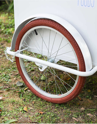 Kaffeefahrrad Schubkarren Anpassungsfähiges Dreirad für Mobilcafé