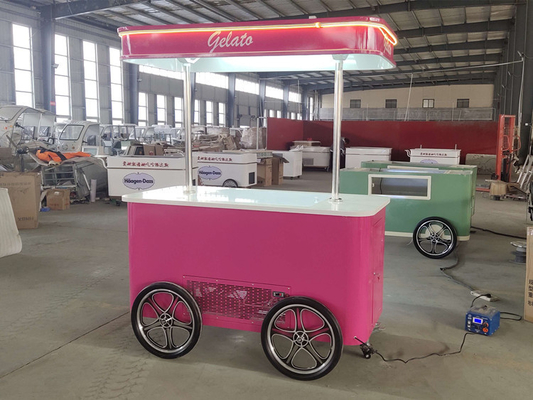 Eis-Trolley-Wagen für die kommerzielle Eis-Wagen-Wagen Eis für die Lebensmittelindustrie