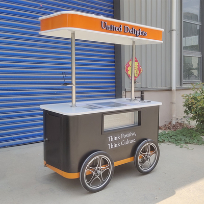 Strand-Eiswagen mit Gefrierschrank/Eiswagen/italienisches Eiswagen