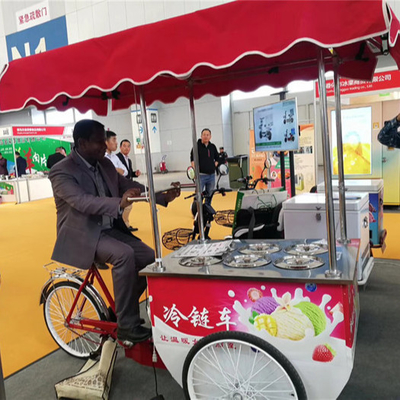 2023 China mobile Straßensaft-Verkaufswagen Eiscreme Popsicle-Wagen Lebensmittelwagen