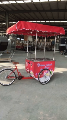 Fabrikverkauf Handschub Eiscreme Eiscreme Karren Lebensmittel Verkauf Fahrrad