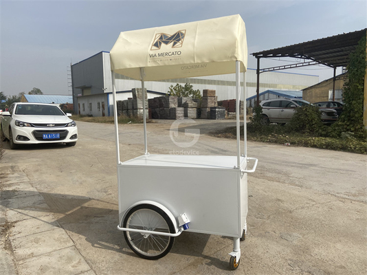 Eiscreme-Wagen-Shop weiche Braterei Mini-Klassiker Bar-Scooter Schubwagen