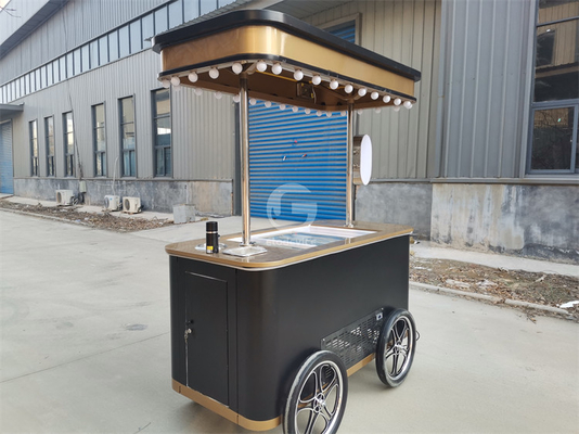 Gelato-Showcase Kiosk Eiscreme Gefrierschranke Handschub italienisches Eis-Versandkorb