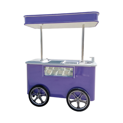 Gelato Eiscreme Pozzetti Wagen Eiscreme Wagen Eiscreme Schubwagen