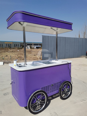 Gelato Eiscreme Pozzetti Wagen Eiscreme Wagen Eiscreme Schubwagen