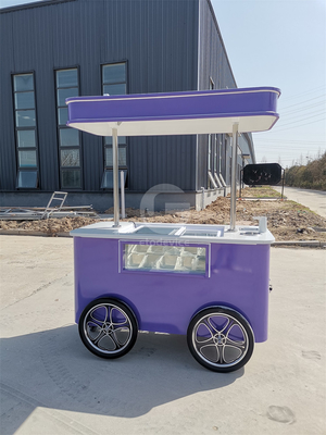 Gelato Eiscreme Pozzetti Wagen Eiscreme Wagen Eiscreme Schubwagen