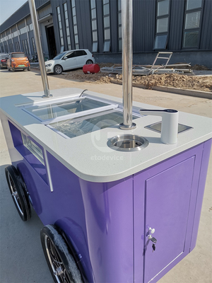 Gelato Eiscreme Pozzetti Wagen Eiscreme Wagen Eiscreme Schubwagen