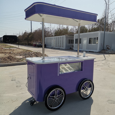 Gelato Eiscreme Pozzetti Wagen Eiscreme Wagen Eiscreme Schubwagen