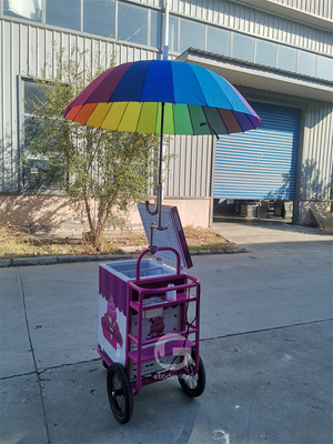 Europe Standard Street Mobile Eisstand Verkauf von Eiskarren mit Gefrierschrank