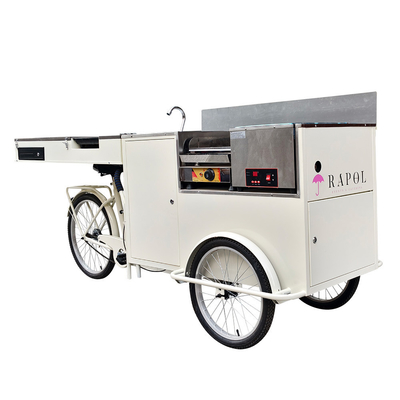 Stylische Eiscreme-Push-Wagen