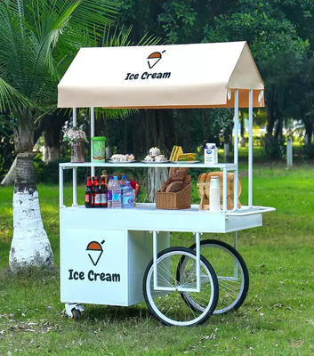 Einfach zu bedienen Bike Crepe Trailer für umweltbewusste Süßigkeiten Multifunktionales
