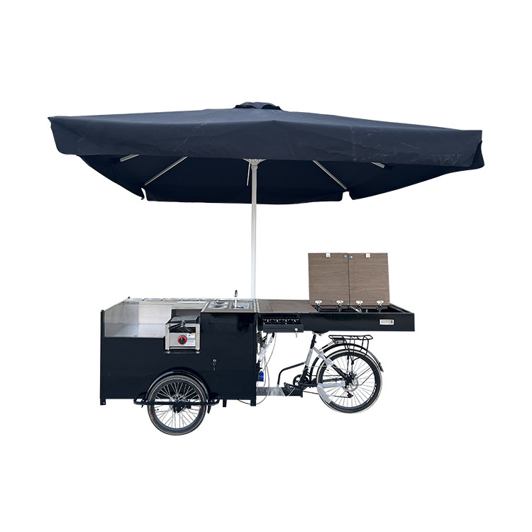 Mobiler Kaffeekutschen mit Fahrradtechniken und 24 Zoll Hinterrädern von Glory Coffee