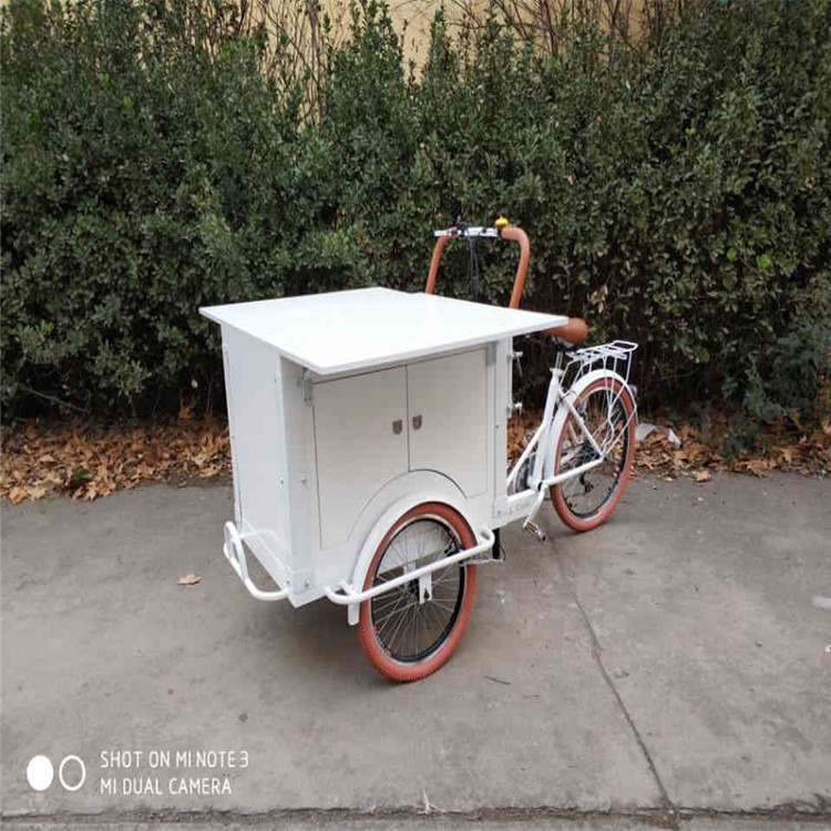 Hochproduktivität angepasster Dreirad Kaffee Food Bike für die Produktion von Lebensmittelgetränken