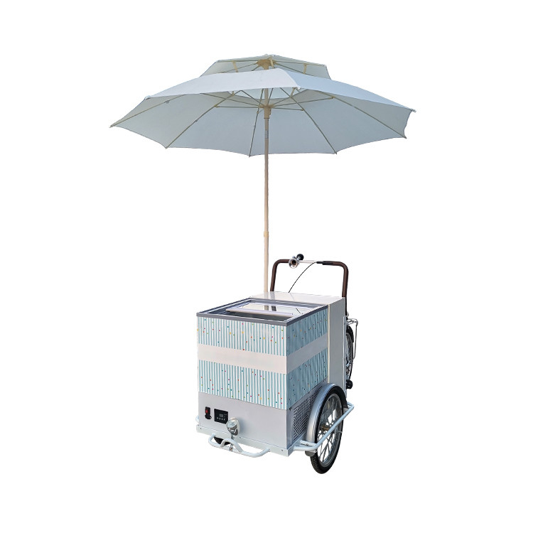 Anwendungsbereiche C Urlaubs-Fahrrad-Stil Hot Dog Drink Food Court Snack Food Carts