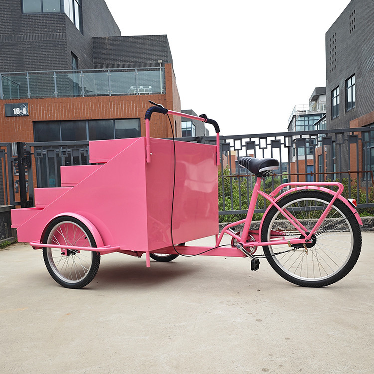 Mobile Saft-Vending Drei-Rad-Drei-Rad-Essenwagen für Kaffee und Pizza Lieferung