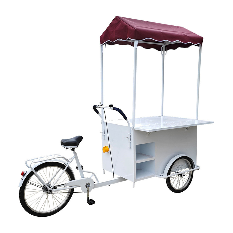 Design Eiscreme und Pfannkuchen Lebensmittel Fahrrad Fracht Fahrrad ideal für die Produktion von Tiefkühlkost
