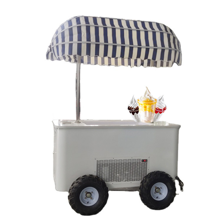 Das ultimative Soft Serve Eis-Erlebnis: Lebensmittel-Service-Wagen für Outdoor-Vans