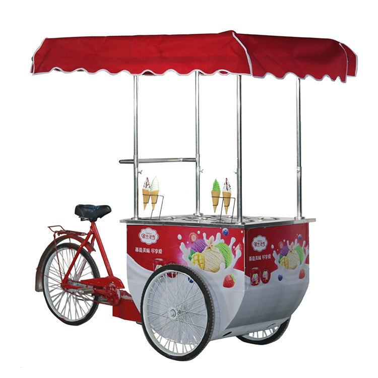 Fabrikverkauf von Eiscreme Food Van zum Verkauf/Kekswagen/Eisrad zum Verkauf